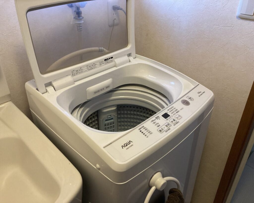 洗濯機,AQUA,海外メーカー,一人暮らし,7kg